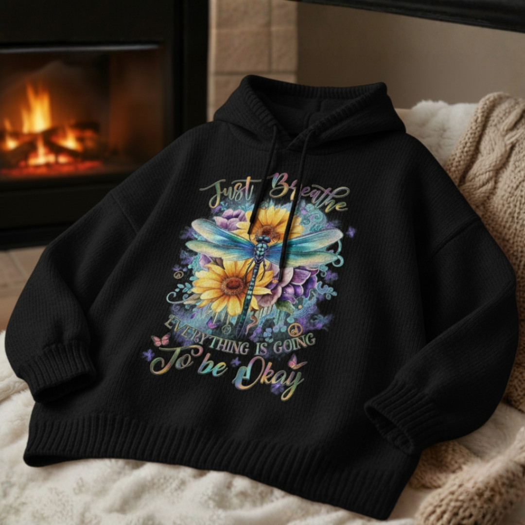 Dragonfly Cozy Knit Sweater