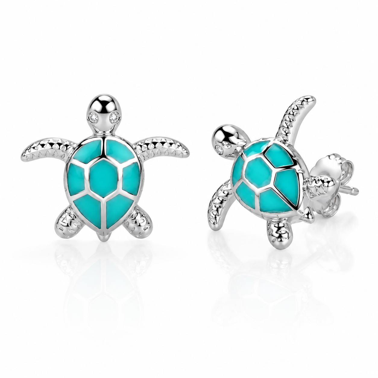 Save The Turtles Earrings (925 Sterling Silver)