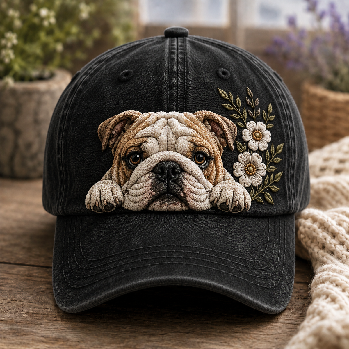 Save The Bulldogs Embroidered Cap