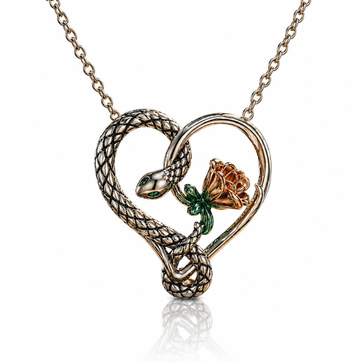 Save The Snakes Necklace (925 Sterling Silver)