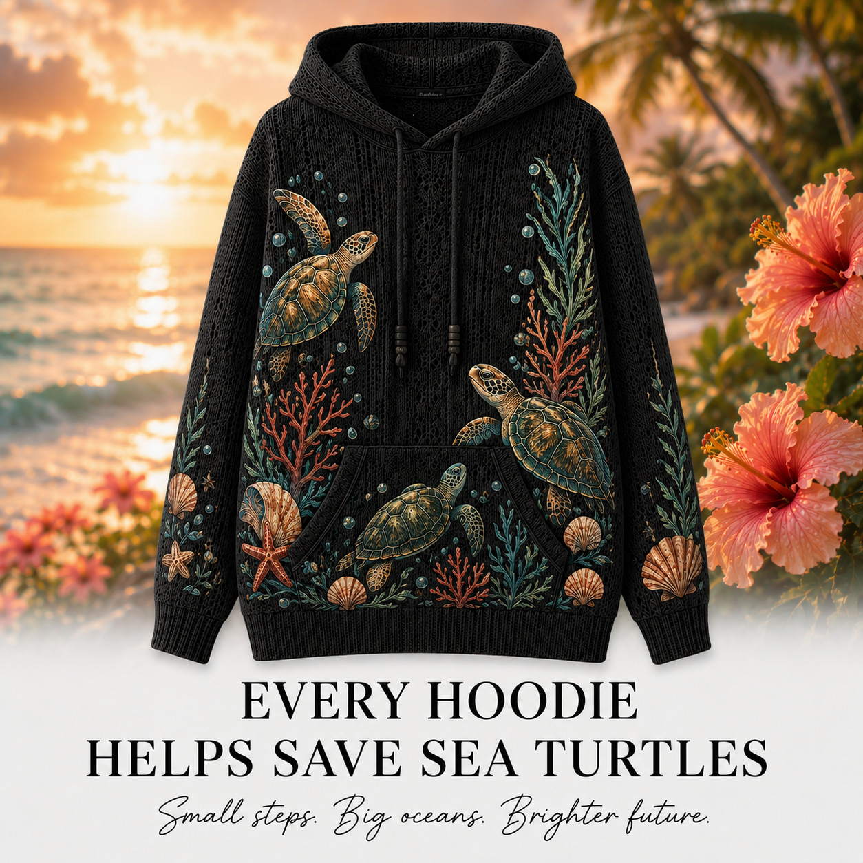 Women's Sea Turtle Hoodie