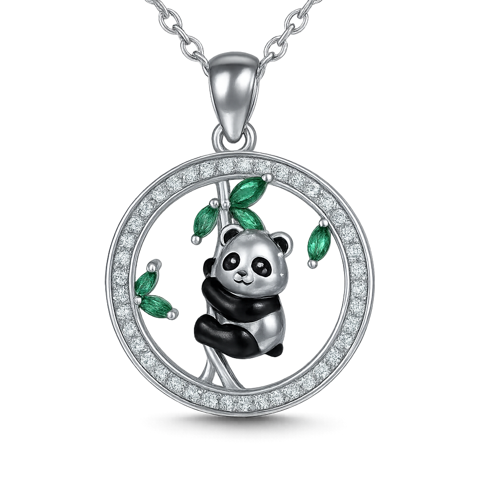 Save The Pandas Necklace (925 Sterling Silver)