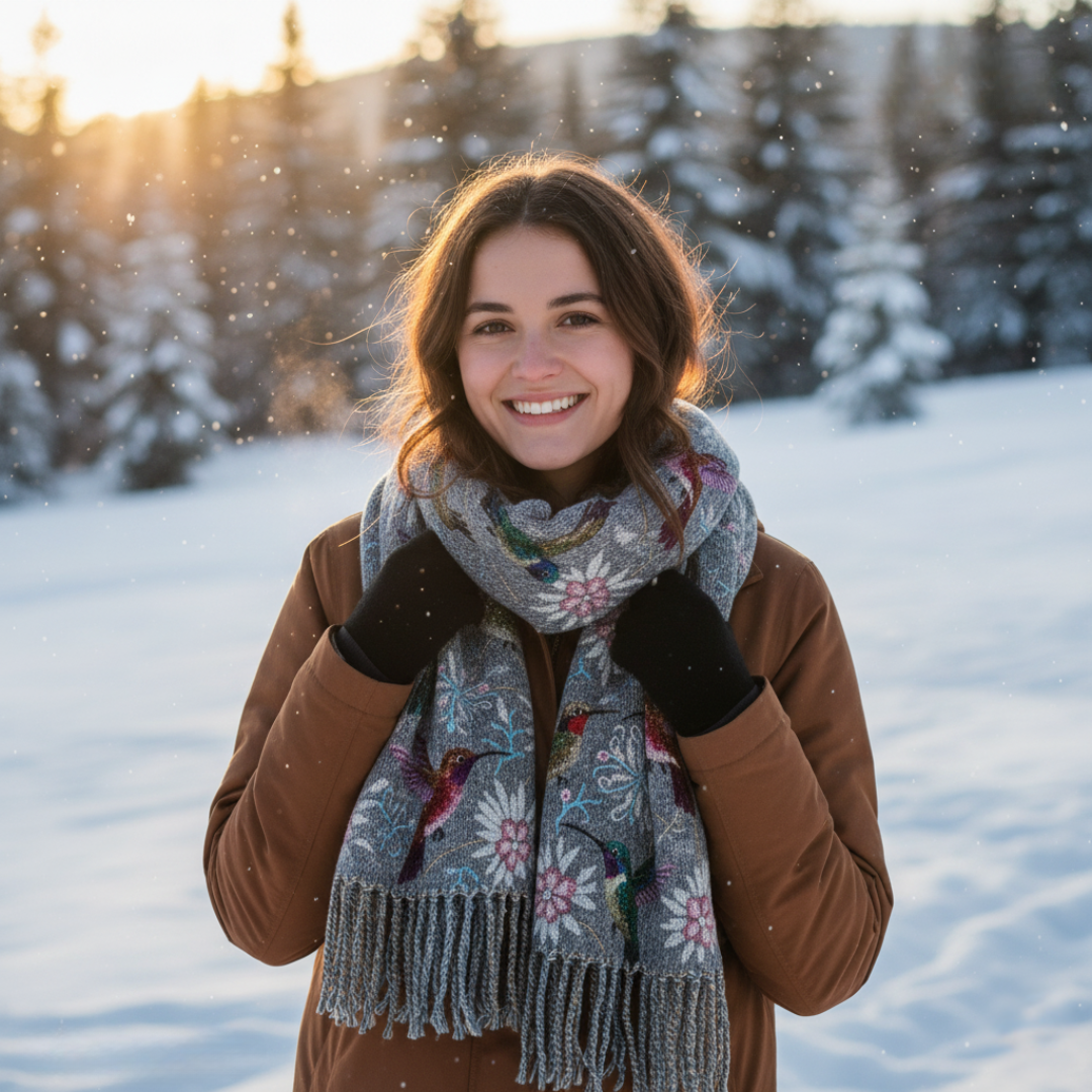 Hummingbird Scarf