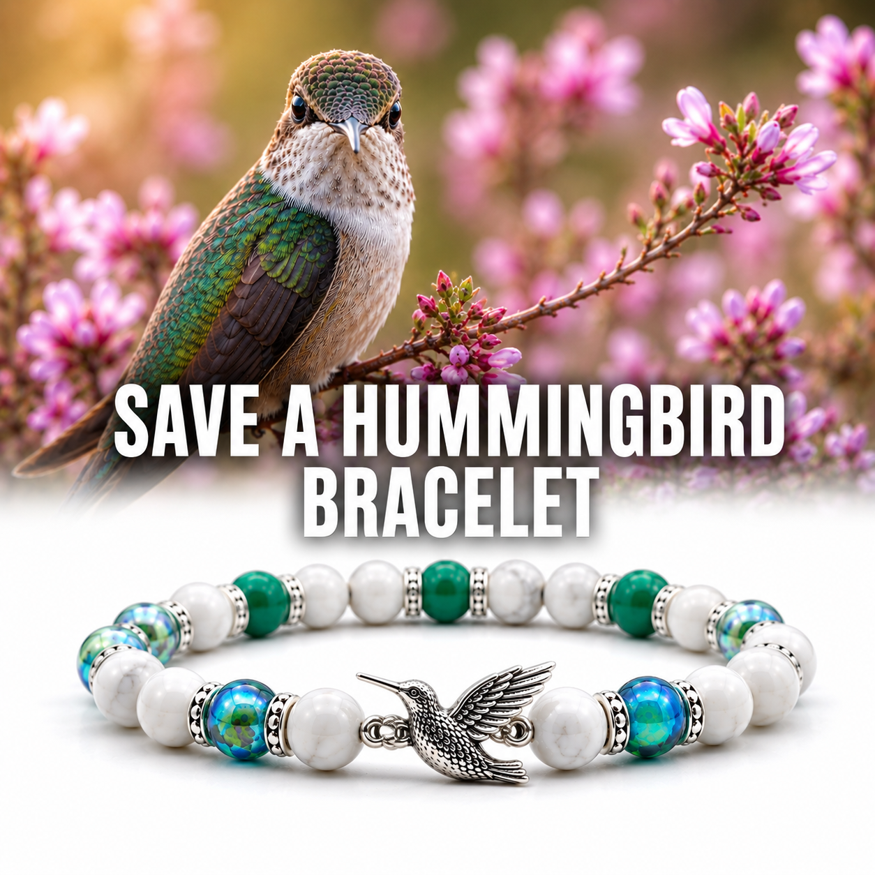 Save The Hummingbirds Bracelet
