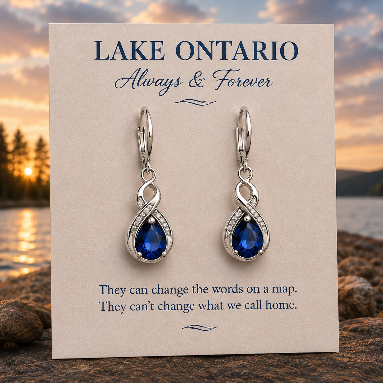 Lake Ontario — Always & Forever Earrings
