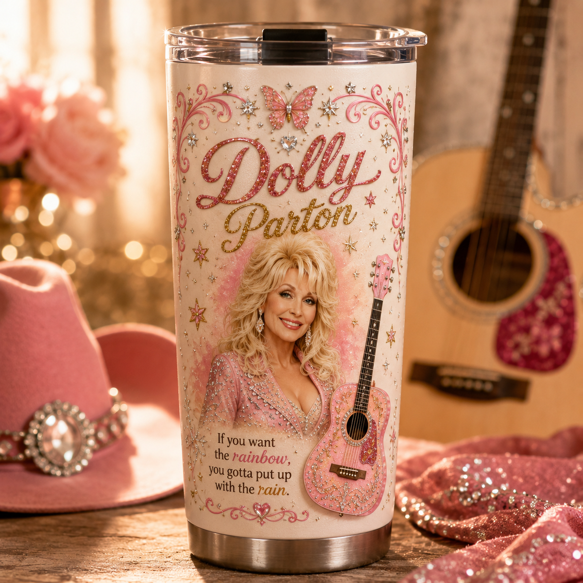 Dolly Forever™ – 40oz Tribute Tumbler