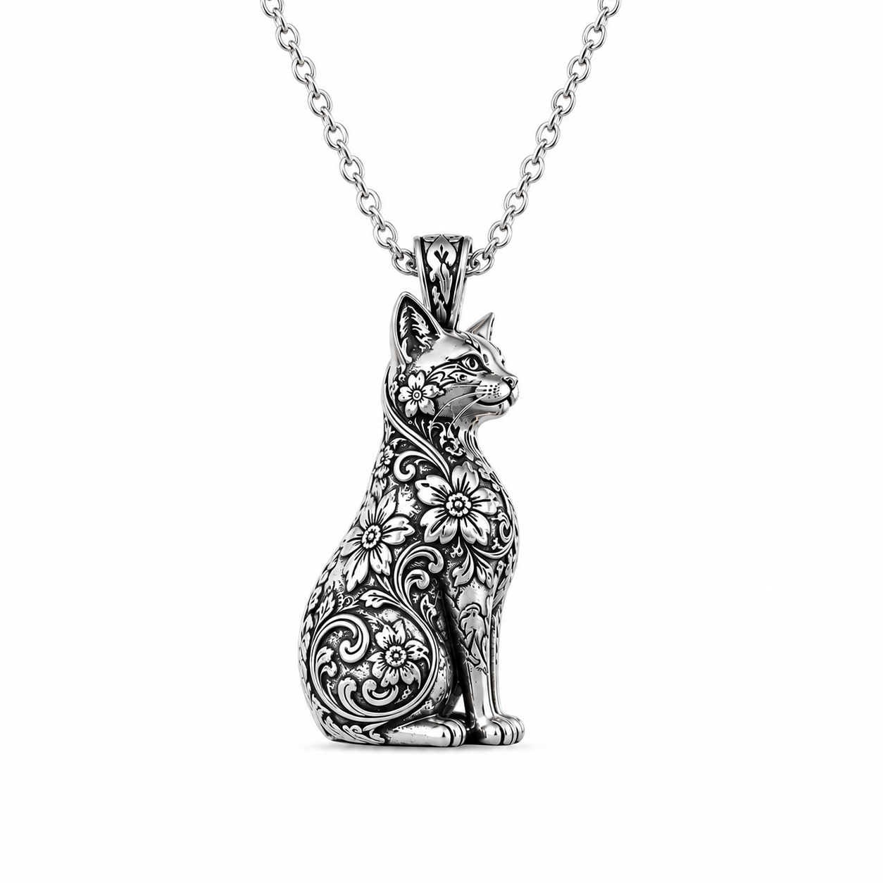 Save The Cats 925 Sterling Silver Necklace