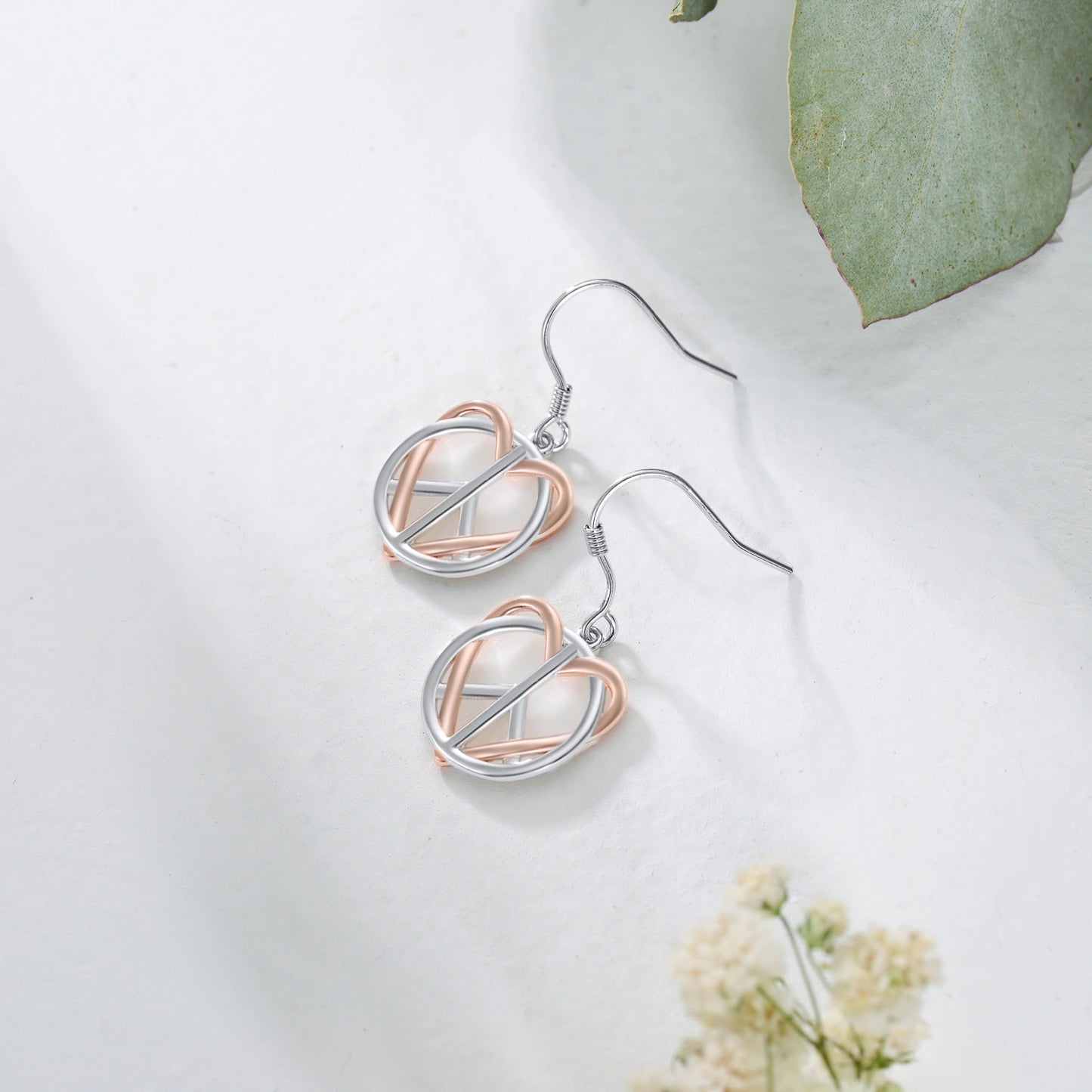 Peace & Heart Earrings