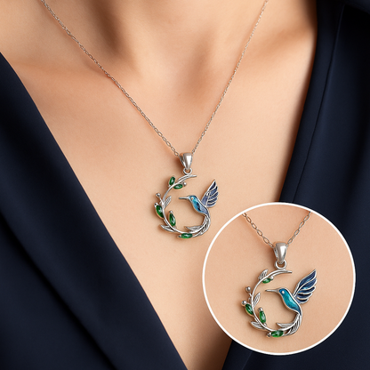 Save Hummingbirds Necklace (925 Sterling Silver)