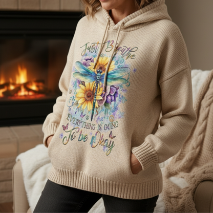 Dragonfly Cozy Knit Sweater