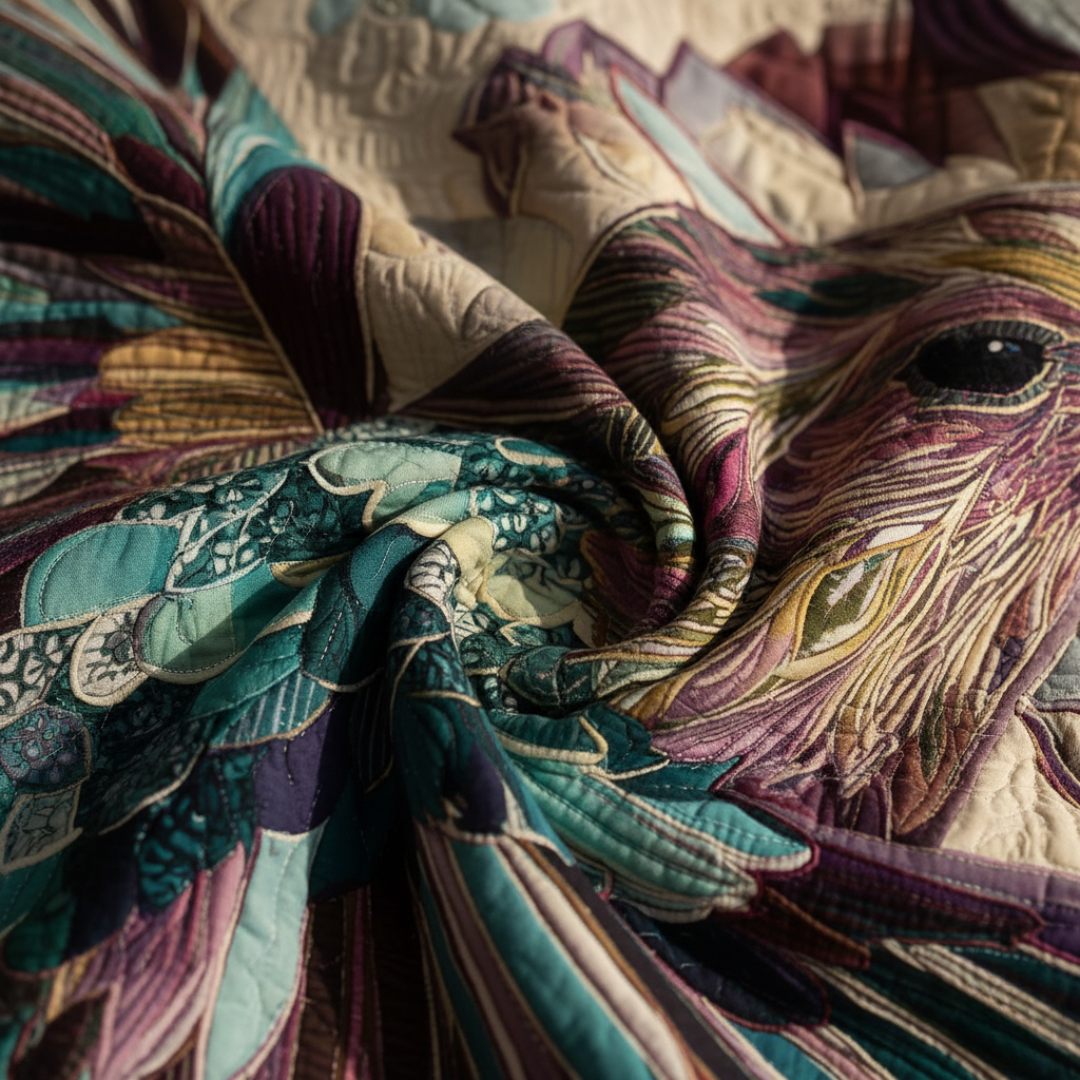 Hummingbird Wings Quilted Blanket