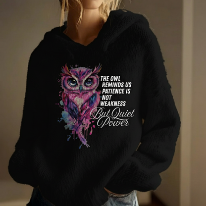 Owl Cozy Knit Sweater