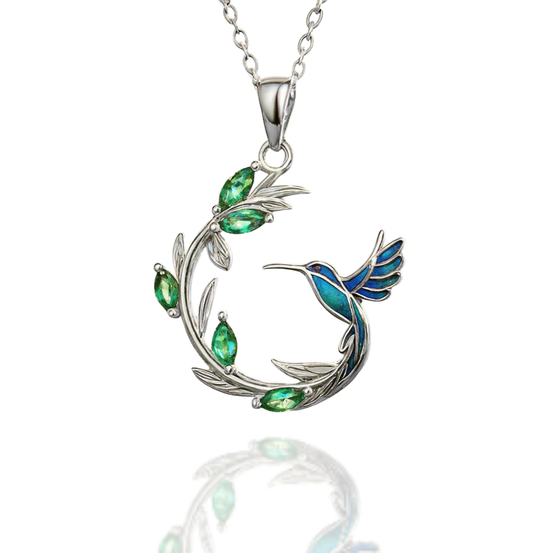 Save Hummingbirds Necklace (925 Sterling Silver)