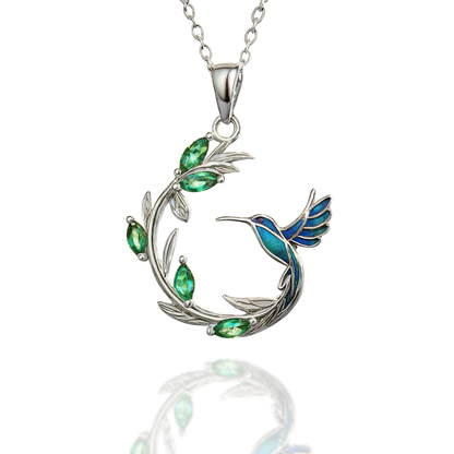 Save Hummingbirds Necklace (925 Sterling Silver)
