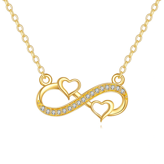 Heart & Infinity Symbol Pendant