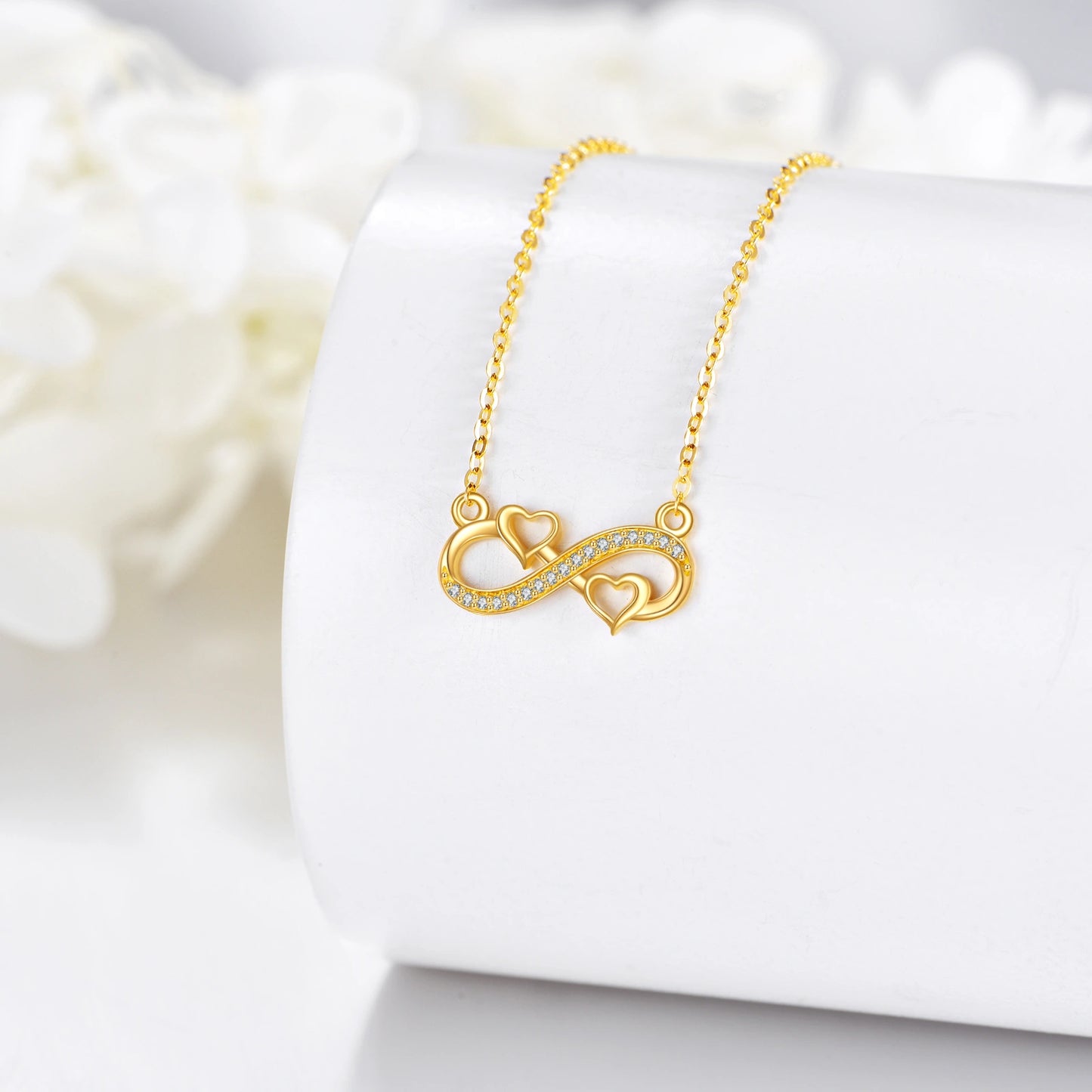 Heart & Infinity Symbol Pendant