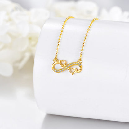 Heart & Infinity Symbol Pendant