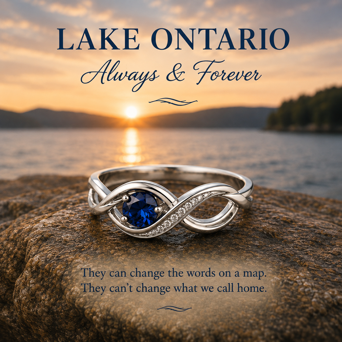 Lake Ontario — Always & Forever Ring