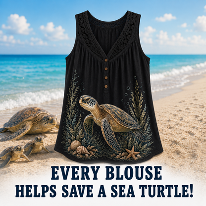 Women's Turtle Summer Blouse