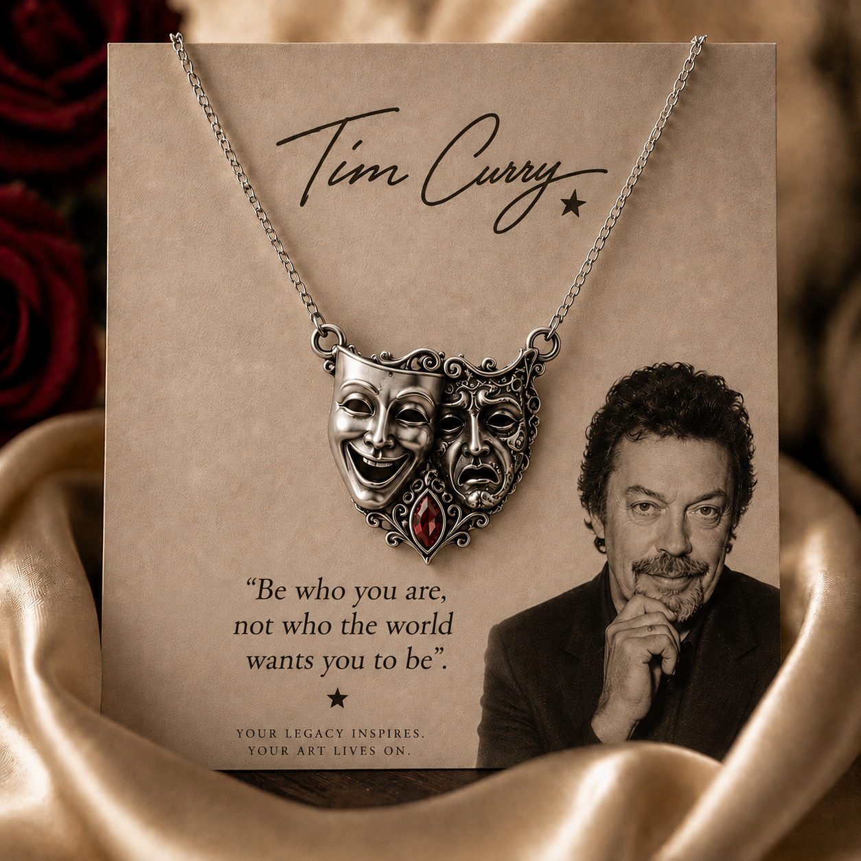Tim Curry “Be Who You Are” Tribute Necklace