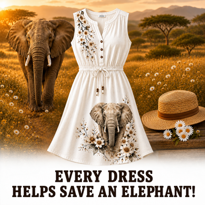 Women's Elephant Summer Dress