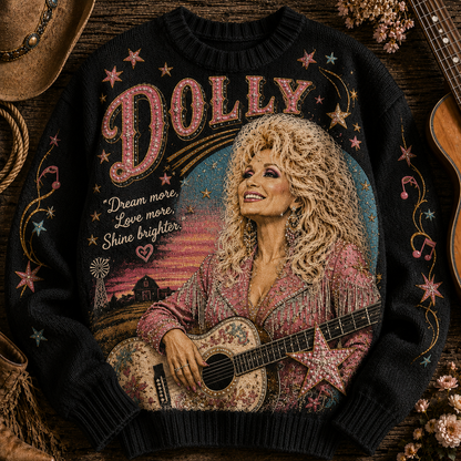 Dolly – Dream More, Love More, Shine Brighter Knit Sweater