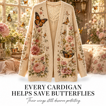Women's Butterfly Summer Cardigan