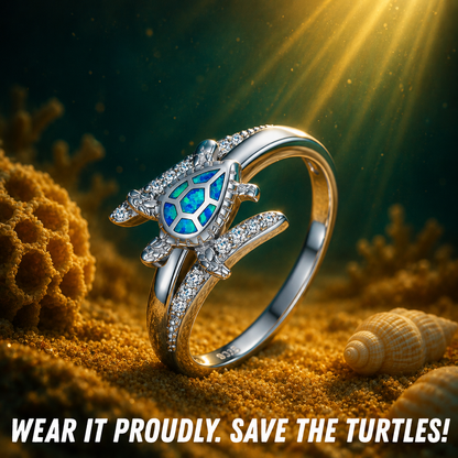 Save The Turtles Ring (925 Sterling Silver)