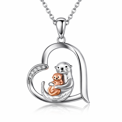 Save The Sea Otters Necklace (925 Sterling Silver)