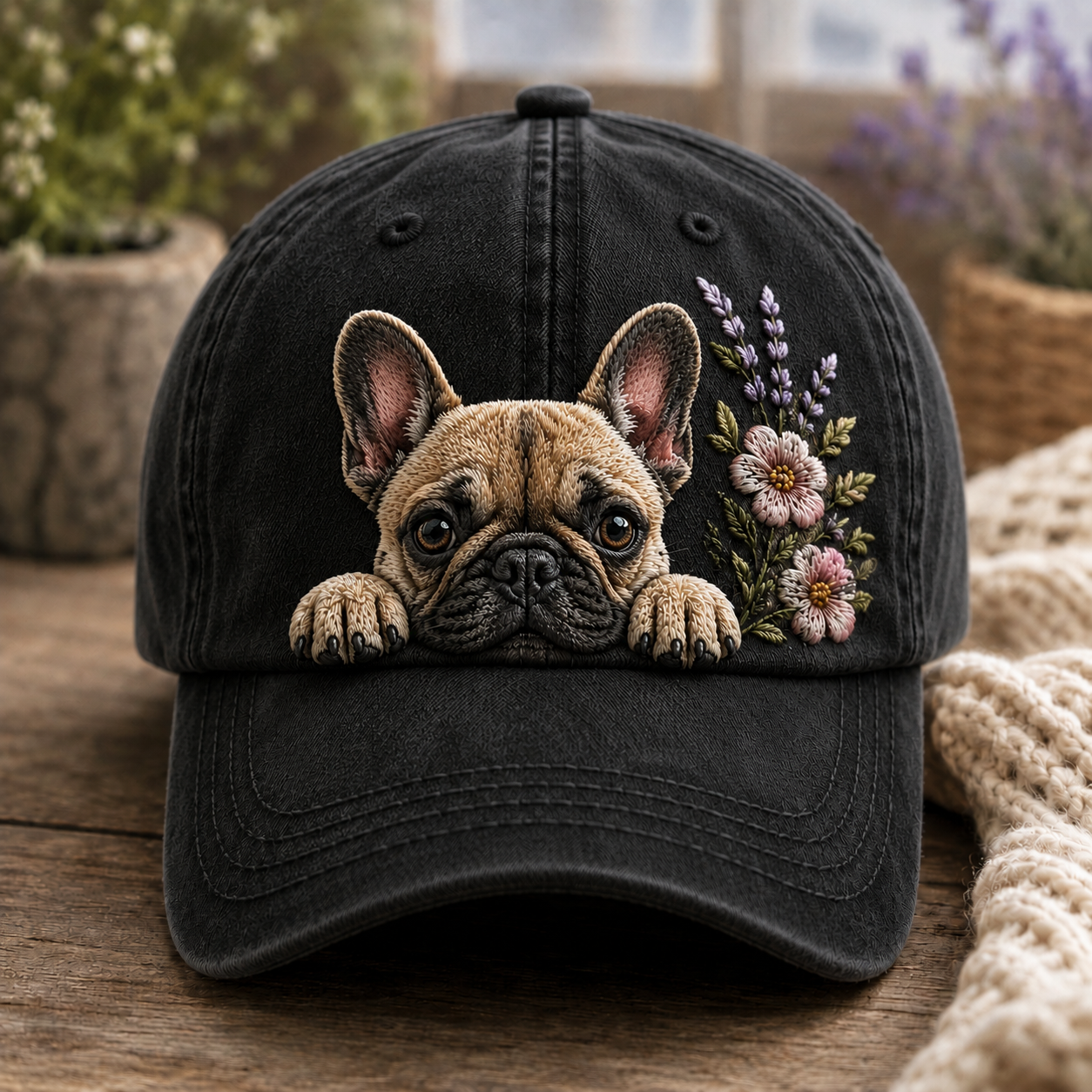Save The Frenchies Embroidered Cap