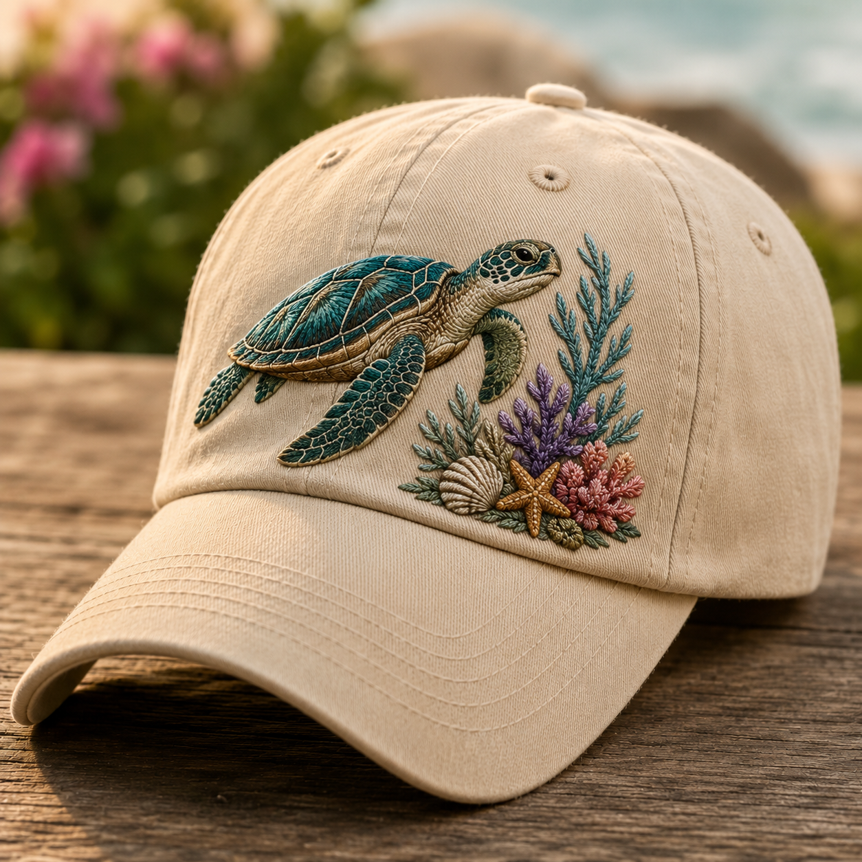 Wildlife Embroidered Cap