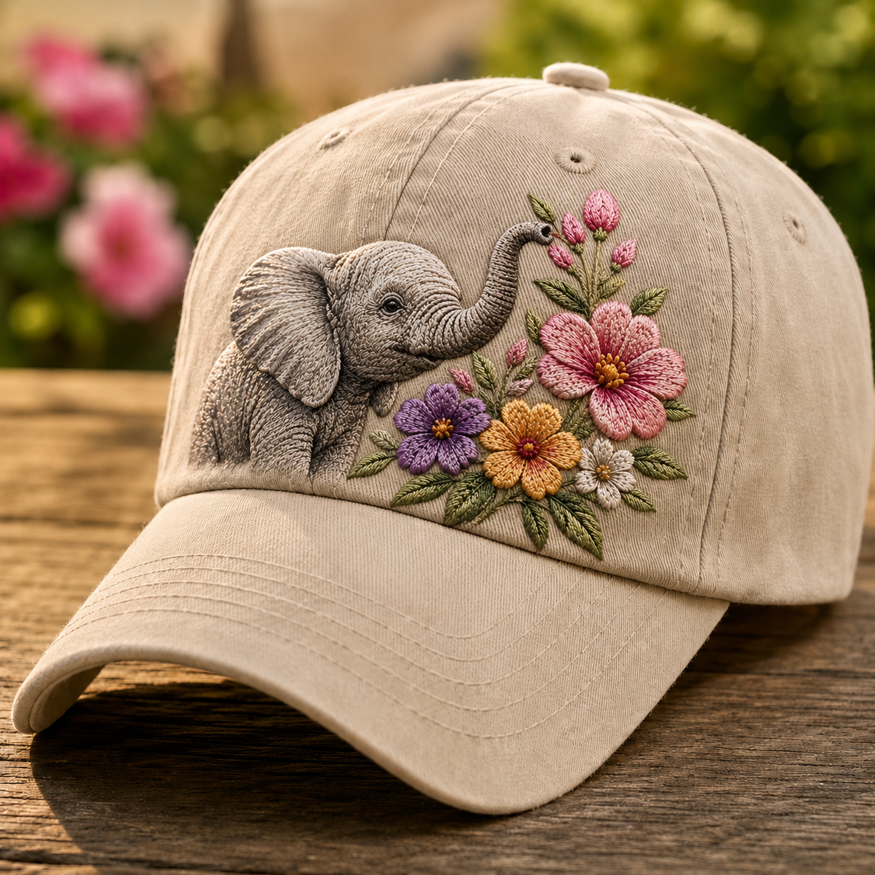 Wildlife Embroidered Cap