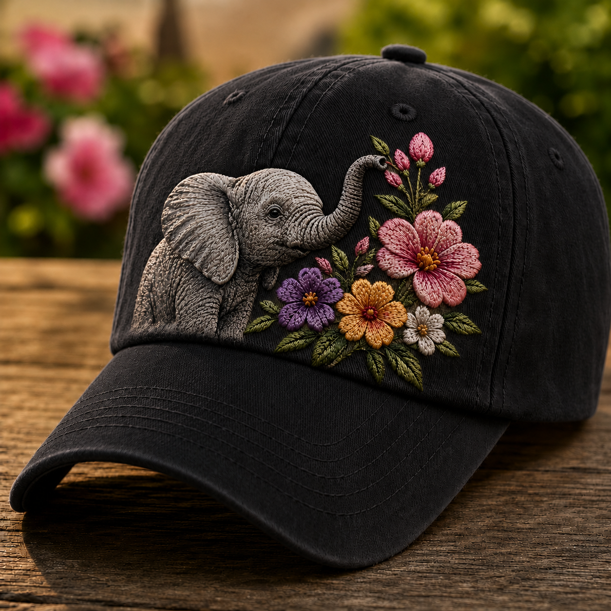 Wildlife Embroidered Cap