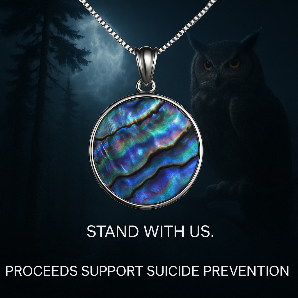 "Three Of Life" Owl Necklace