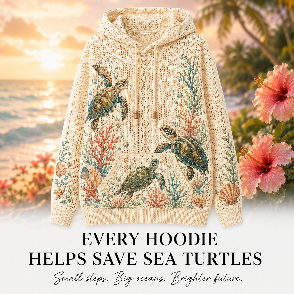 Women's Sea Turtle Hoodie