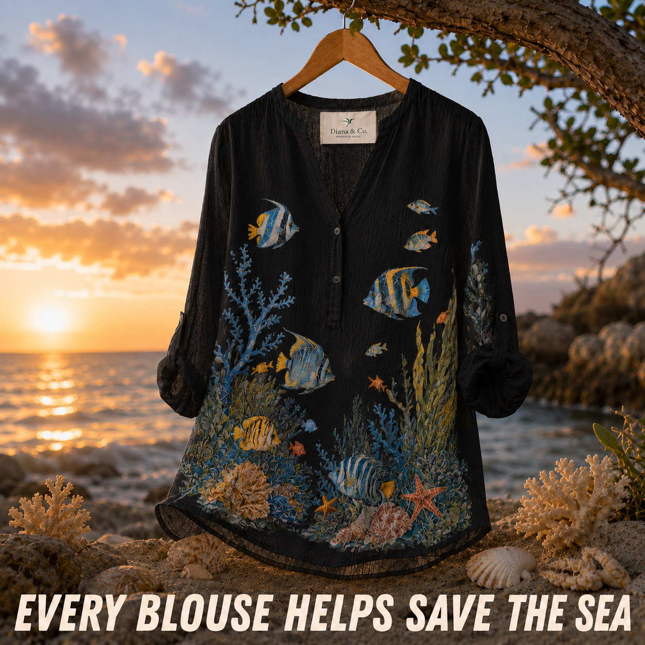 Save The Sea Blouse