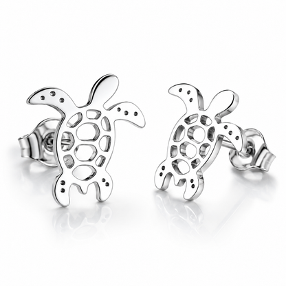 Save The Turtles Earrings (925 Sterling Silver)