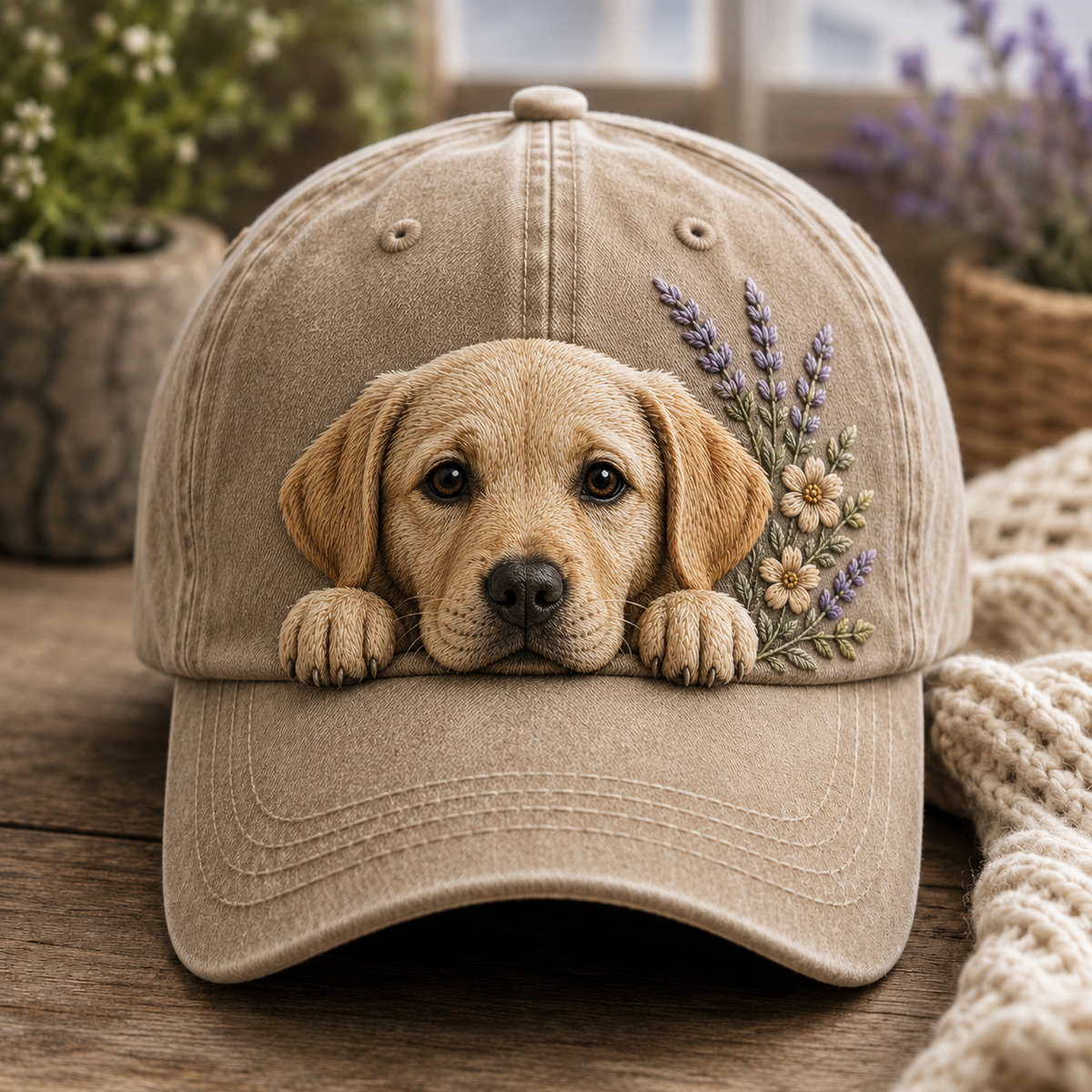 Save The Labradors Embroidered Cap