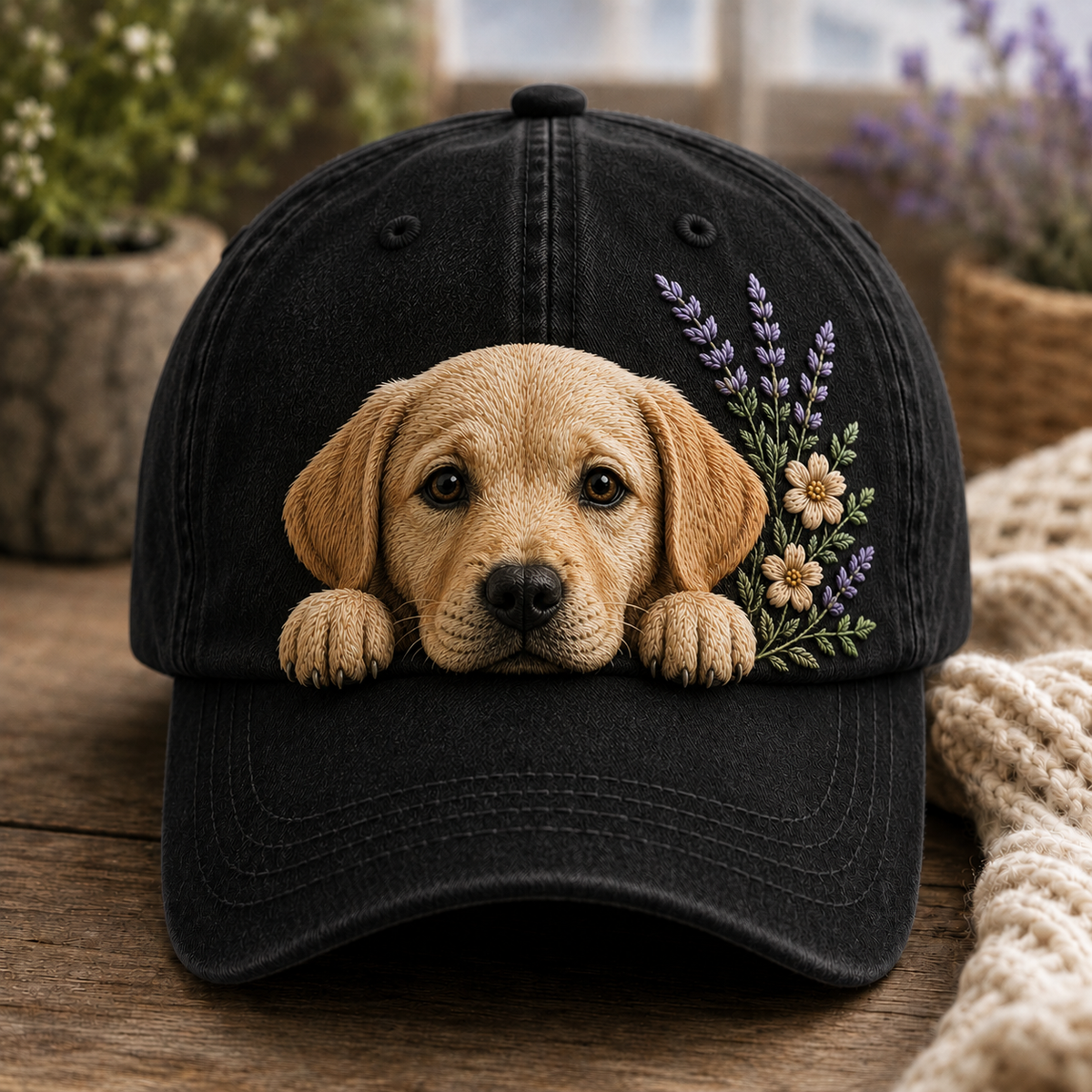 Save The Labradors Embroidered Cap