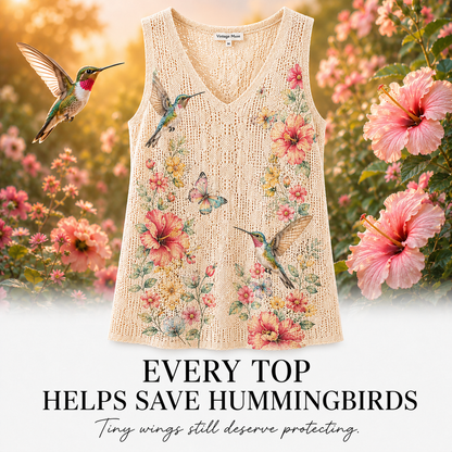 Women's Hummingbird Summer Top