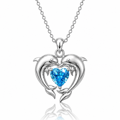 Save The Dolphins Necklace (925 Sterling Silver)