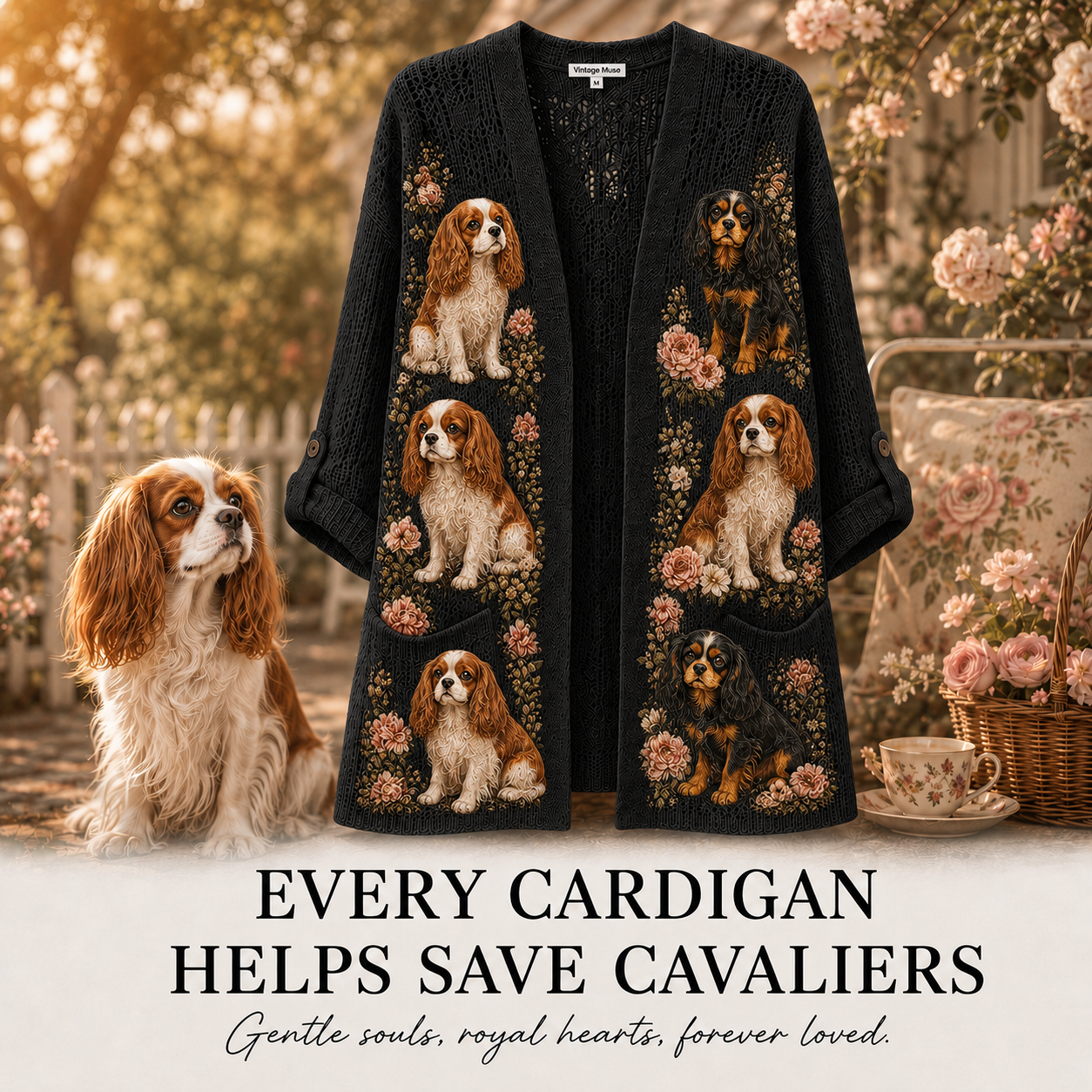 Women's Cavaliers Summer Cardigan