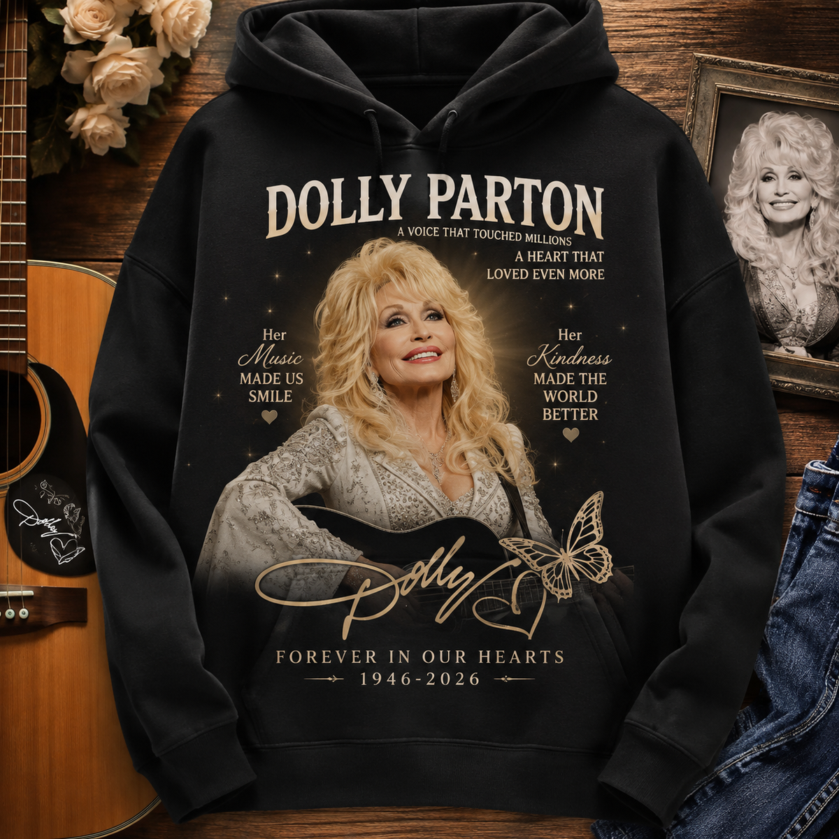 Dolly Parton Remembrance Hoodie