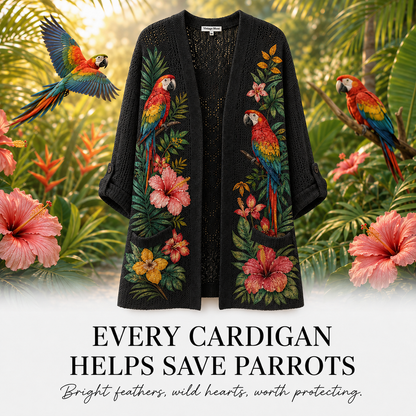 Women's Parrot Summer Cardigan