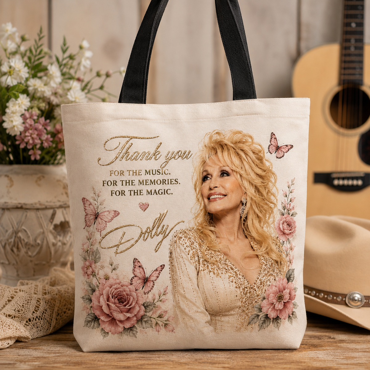 Dolly Parton Tribute Tote Bag