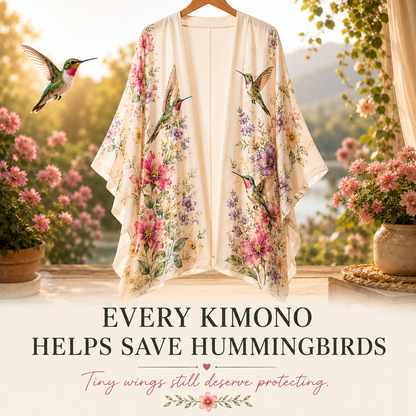 Women's Hummingbird Lightweight Kimono