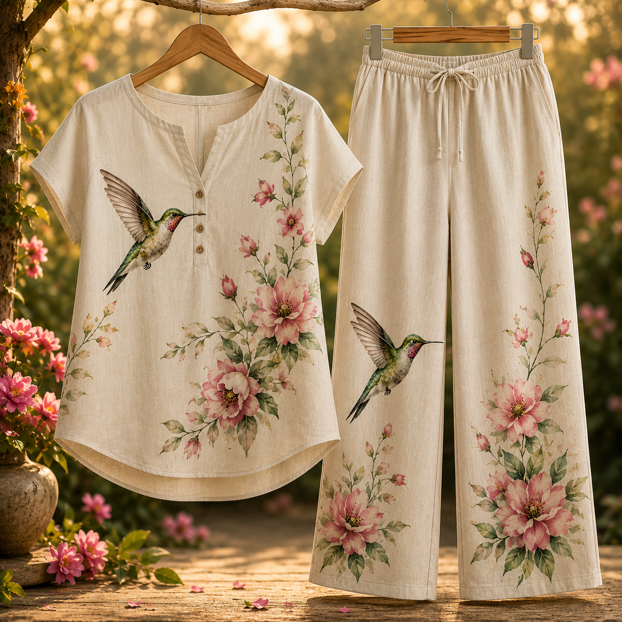 Women's Hummingbird 2pcs Set
