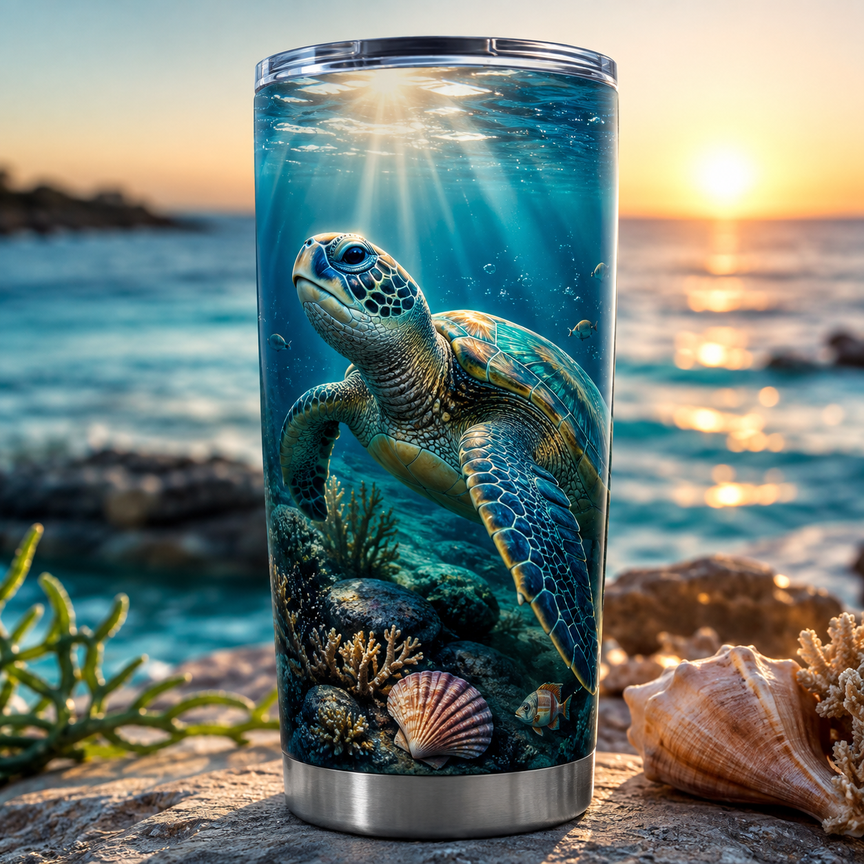 Save The Sea Turtles 20oz Tumbler