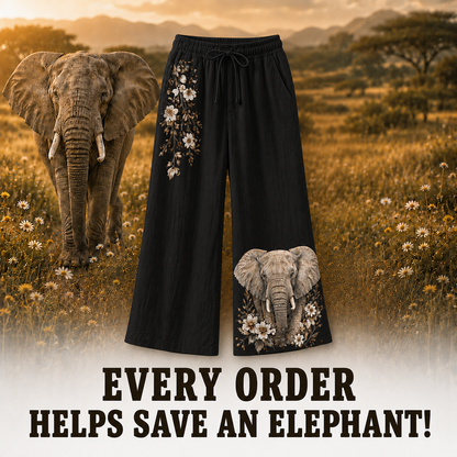 Women's Elephant Linen Pants