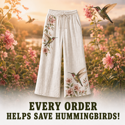 Women's Hummingbird Linen Pants